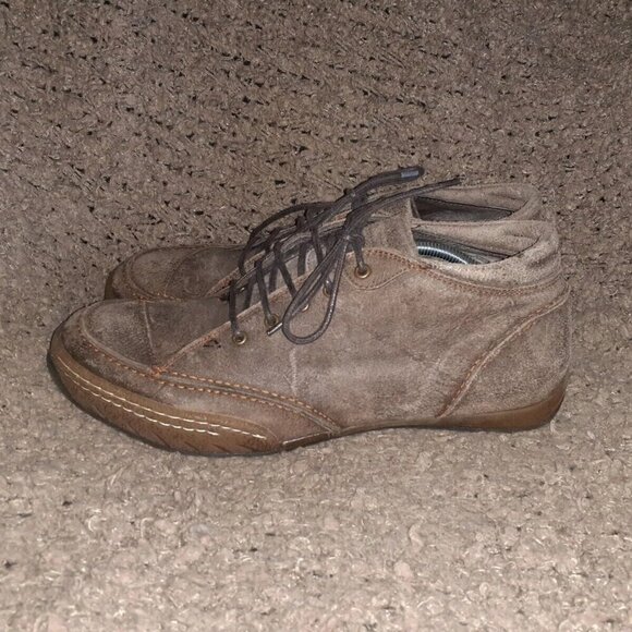 Vintage DOLCIS-Brown Distressed Oiled Suede Desert Boots-Sz 13-NWOB - Picture 3 of 7